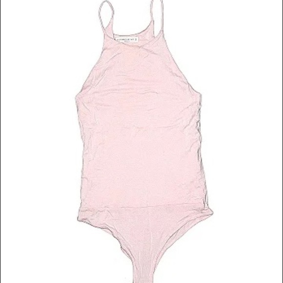 wasabi + mint Tops - Wasabi + Mint Pink Sleeveless Bodysuit S